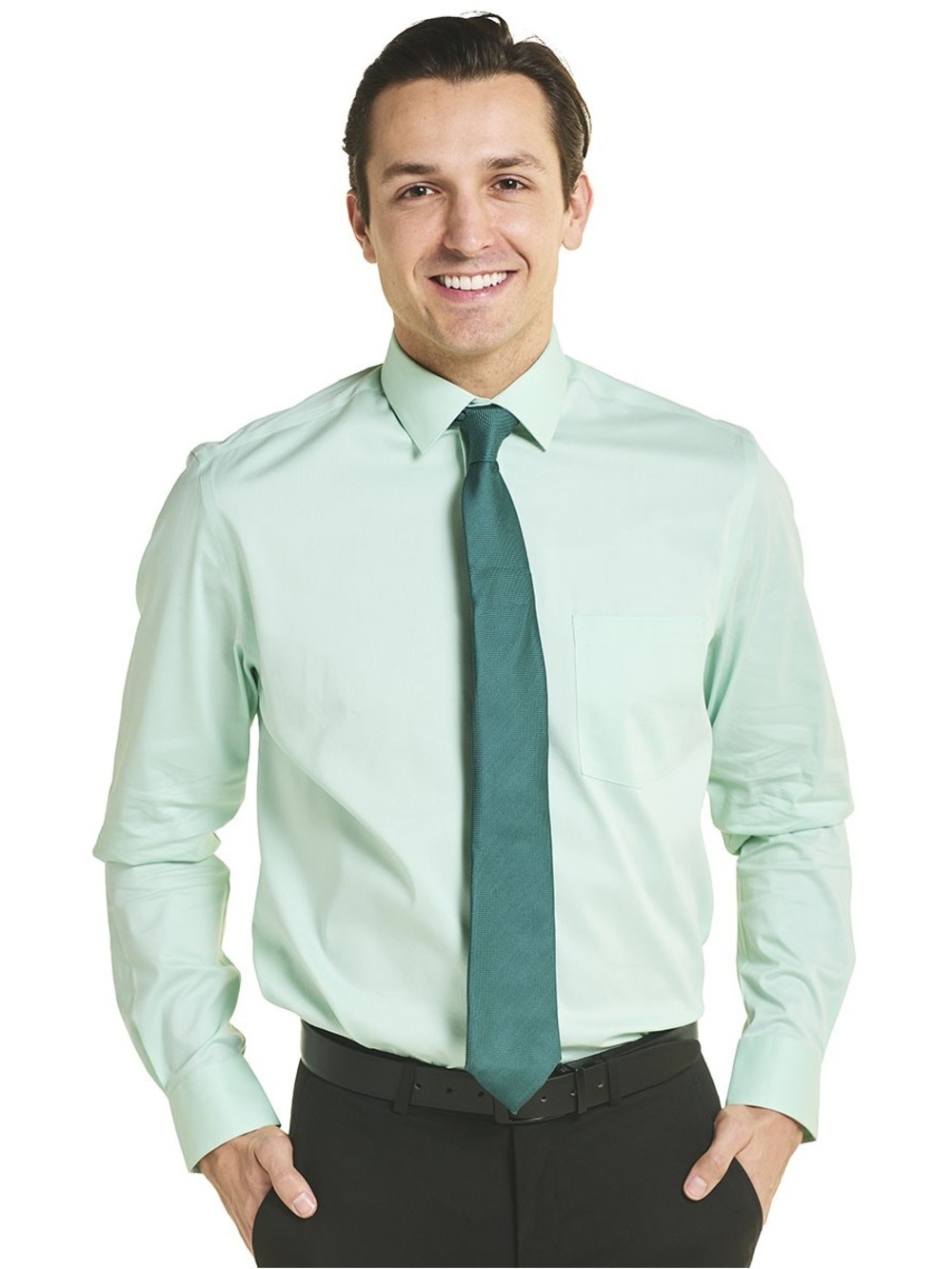 Mens Van Heusen(R) Ultra Regular Fit Wrinkle Free Shirt NWT